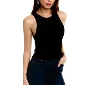 ALICE + OLIVIA BLACK TANK TOP XS P